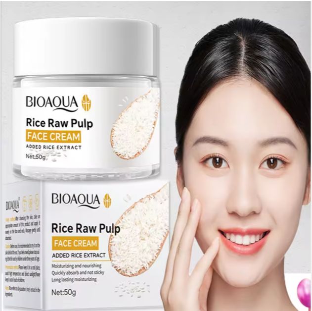 Crema Hidratante De Arroz Bioaqua