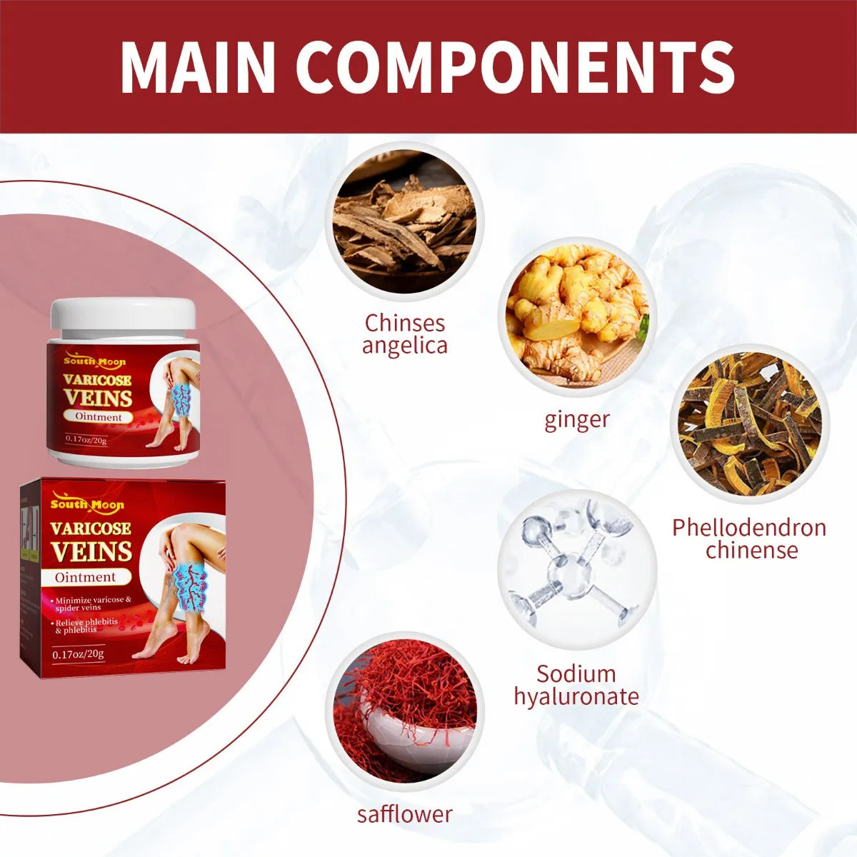 South Moon – Crema Refrescante para Piernas Cansadas