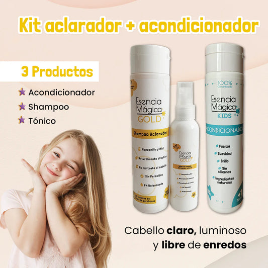 Kit Aclarador Acondicionador Esenciam