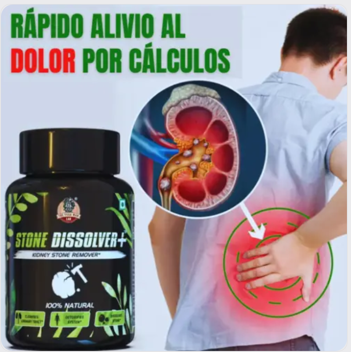 Stone Dissolver+ – Suplemento Natural de Bienestar Renal
